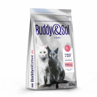 B&S CARE STERILIZED Сухой корм д/кошек стерил (индейка/говядина) 10кг, BS119
